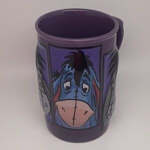 Disney Large Purple “The many faces of” 3D Eeyore Mug